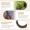 Moon Wreath - 14 Inch Crescent Moon Natural Grapevine Wreaths Base - DIY Half Moon Shaped Wreath Making Supplies for Decor - 2 Pack